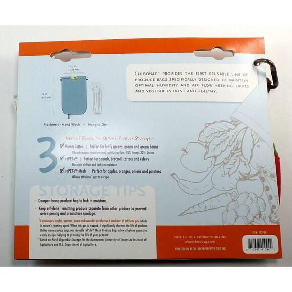 ChicoBag, Produce Bag Starter Kit, Optimal Freshness & Storage Produce Stand - Picture 2 of 15